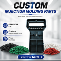 Pièces en plastique moulées sur mesure de haute précision, moulage par injection PA PP PU ABS, petits composants en plastique ABS PC POM Nylon, fabrication en usine