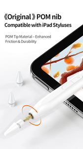 ปากกาสไตลัสแบบดิจิตอลสำหรับ iPad รุ่น 023A พร้อมฟังก์ชันแม่เหล็ก ปุ่มลบแบบซ่อน และพอร์ต USB-C  ใช้งานร่วมกับ iPad Pro/Air/Mini ได้ - Product Image 2