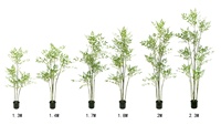 Arbre artificiel Nandina vert de 170 cm avec pot, taille et forme personnalisables, plante décorative très vendue pour l'intérieur et l'extérieur