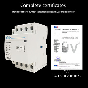 4P 63A 2NO 2NC 400V AC 3-Phasen Modularer DIN-Schienen-Kontaktor für den Haushalt HDH8-63 HANDELE - Product Image 4