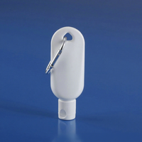 Bouteille en plastique ovale de 30 ml en PEHD avec mousqueton, conception inversée pour savon liquide, sérigraphiée à la main – Fournisseur Fabricant