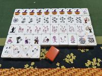 Tuiles de Mahjong Américaines Citrouille d'Halloween, Ensemble de 160, Motifs Sorcière, Fantôme, Chauve-souris, Araignée, En Stock, Personnalisation OEM/ODM