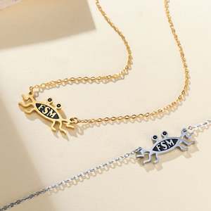 Collar con Símbolo del Pastafarianismo para Mujer, Colgante del Monstruo de <span class=keywords><strong>Espagueti</strong></span> <span class=keywords><strong>Volador</strong></span> FSM, Joyería de Acero Inoxidable - Product Image 4
