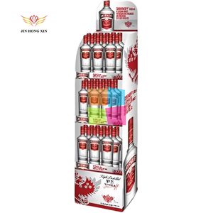 Metalen Creatieve Fles Wijn Vloer Bier Display In Restaurants En Bar Decoratie Planken - Product Image 3