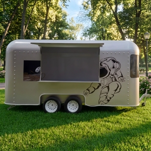 Food <span class=keywords><strong>Truck</strong></span> Commerciale, Chiosco Mobile per Caffè, Catering, Fast Food, Rimorchio per Gelati su Ruote in Vendita - Product Image 1