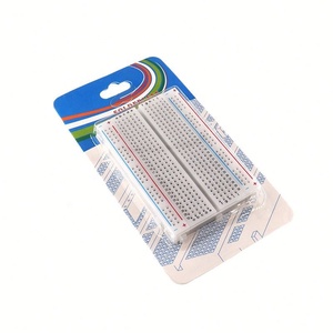 Componentes Electrónicos, Placa de Pruebas sin Soldadura, Placa de Circuito de Prueba sin Soldadura con Jumper, 400 Orificios - Product Image 1