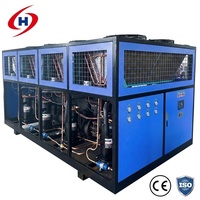 Enfriador de Agua Industrial Honeywell de 80HP 240KW, Refrigerado por Aire, para Sistemas R32/R22/R410A/R134A/R407C/R404A