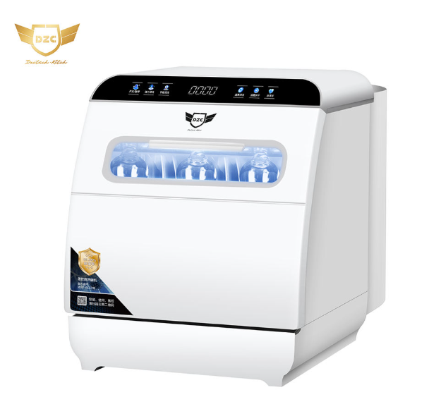DZC W8-Ultra Automatic Mini 8 Sets Smart Full-Integrated Control App-Controlled ABS Material Countertop Dishwasher 1000W