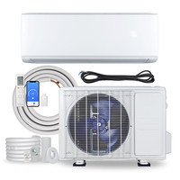 Peralatan rumah tangga, pompa panas terpisah, AC tipe R410a Inverter terpasang di dinding AC tanpa pipa