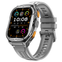 Reloj Inteligente X5 para Exteriores, Pantalla AMOLED de 1.96 Pulgadas, GPS de Doble Banda, Resistente al Agua 5 ATM, Más de 100 Modos Deportivos, SOS, Seguimiento de Salud 24/7, Resistente, para Hombre