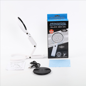 Lupa de Mano Plegable de Doble Uso, de Mano y de Escritorio, con Luz LED, Gran Venta - Product Image 4