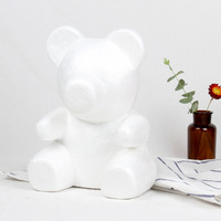 Ourson en mousse de polyéthylène, 40 cm, fausses fleurs, pour la saint-valentin, prix d'usine
