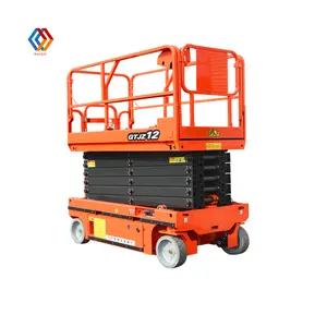 6M 8M 10M 12M 14M 18M 300Kg Elektrische Mobiele Schaarlift Man Lift Mobiel Platform