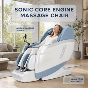 Silla de <span class=keywords><strong>Masaje</strong></span> OYEAL Smart SonicWave, Masajeador Eléctrico de Gravedad Cero con Tecnología Shiatsu Moderna, Manipulador Corporal Completo - Product Image 1