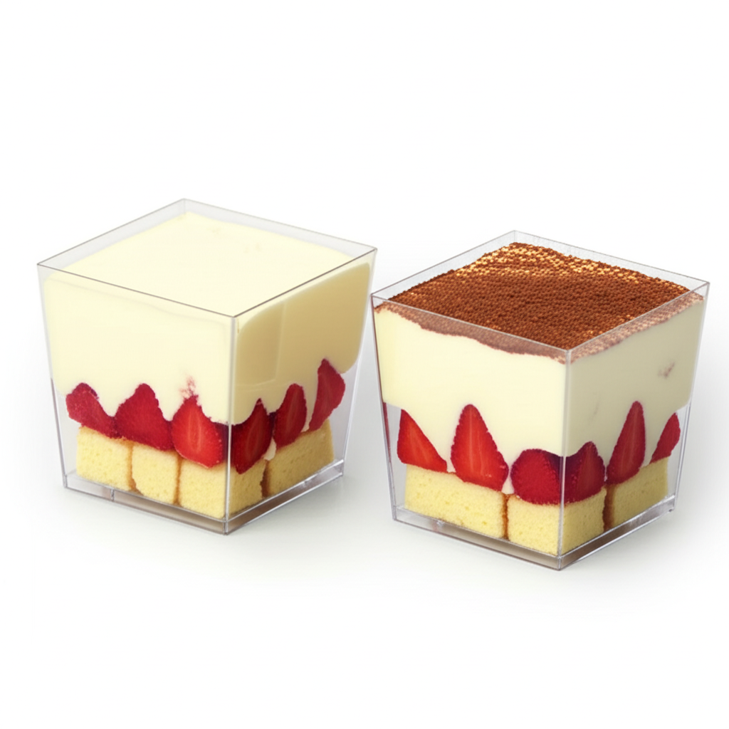 clear dessert containers