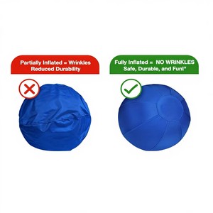 Pelota de Pastoreo Leadershow de 25 Pulgadas, Súper Duradera, Perfectamente Redonda, para Perros, Ganado, <span class=keywords><strong>Border</strong></span> Collies y Más - Azul - Product Image 3