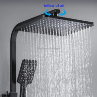 Robinet de Douche de Haute Qualité avec Garantie de 5 Ans, Ensemble de Robinet de Douche Pluie pour Salle de Bain, Kit de Douche Chaud et Froid