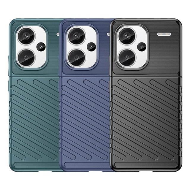 For Xiaomi Redmi Note 13 Pro Plus Fundas Para Celular case 3.5mm Thickness TPU Anti-shock Luxury Man Series Mobile Phone Cases