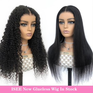 ISEE Wear And Go parrucche per capelli umani, parrucca con chiusura frontale in pizzo svizzero HD facile da installare, parrucche HD Glueless ricci per tutte le donne - Product Image 3