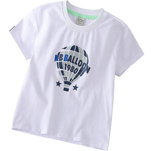 Camisetas Infantiles Personalizadas de Algodón 100% para el Verano 2022, Camisetas con Logotipo Personalizado para Niños y Niñas al por Mayor - Product Image 1