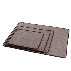 Summer Cooling Pet Mat Rectangle Ice Silk <b>Dog</b> Bed Polyester Fiber Hand Wash Summer Use - Product Image 2