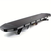 Barra de luz estroboscópica DE SEGURIDAD LED para techo de tamaño completo de 12-24V, barra de luces de advertencia intermitente de emergencia blanca ámbar para camiones y coches, nuevo