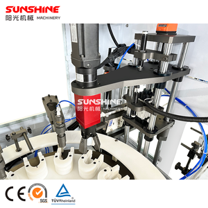 Machine de bouchage servo haute efficacité anti-corrosion pour ligne de remplissage de bouteilles de blanchiment à col oblique 250 ml 500 ml - Product Image 2