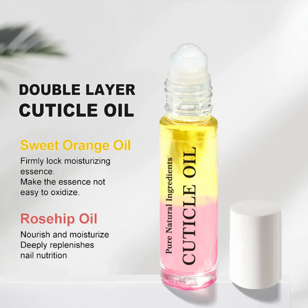 Natural Vegan Nail Salon Care Repair Nourish Organic Scented Lavender Roll On Cuticle Oil Brighten Moisturizing Nail Roller Oil