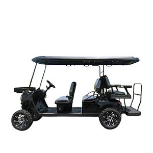 Voiture de golf électrique professionnelle à six places, quatre roues, vitesse maximale de 45 km/h, autonomie de 80 à 90 km, certifiée CE, prix abordable - Product Image 1