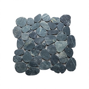 Mosaico de Piedra Natural Negra XL, Duradero y de Lujo para Decoración Moderna del Hogar y Paisajismo de Jardines Exteriores - Product Image 1