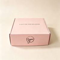 Recycelbare Bedruckte Rosa Versandbox für Schuhe, Kleidung, Geschenke, Papierverpackung, Wellpappe Kosmetik-Versandkartons