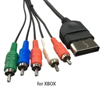Cable AV de 1.8m para Microsoft Classic XBOX, Cable de Audio y Video RCA HD para TV LCD y Proyector, Cable de Extensión