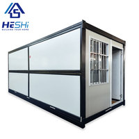 Maison portable préfabriquée en conteneur pliable personnalisée expédition Maison mobile pliante isolée