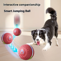 Automatischer springender Ball für Hunde, intelligenter Hundespielball, USB-aufladbar, geeignet für kleine bis mittelgroße Hunde