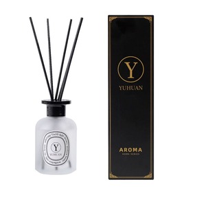 Yuhuan <b>Reed</b> <b>Diffuser</b> 100Ml Alcohol Free Long Lasting Deodorize Home Fragrance Aromatherapy Cylinder Glass Bottle - Product Image 3