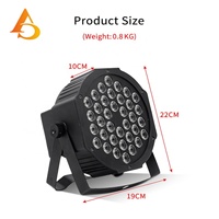 AICPOSE Fabrication d'éclairages de scène professionnels 3 en 1 DMX RGB 36x3W LED Par Light