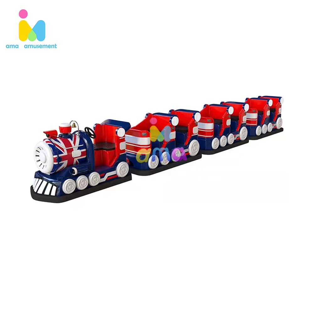 Mini Children's party trains engines Amusement Park Trackless Electric Train Shopping Mall Ride Trackless Train