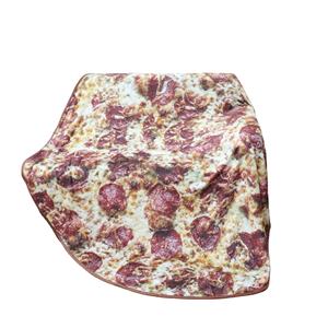 Manta personalizable de 60 pulgadas para tortilla de cara Dingle, manta para hacer <span class=keywords><strong>Pizza</strong></span> con patrón de Festival con Pepperoni para Piza Mermaker - Product Image 1