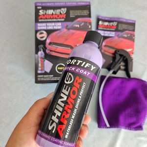 Shine Armor Fortify Quick Coat 237 ml, Fórmula de Revestimiento Cerámico para Lavado de Autos sin Agua - Product Image 1