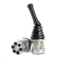 Poignée de manette d'excavatrice ergonomique Huitong avec connecteur à 6 broches pour composant de moteur Cat 320 336 Core