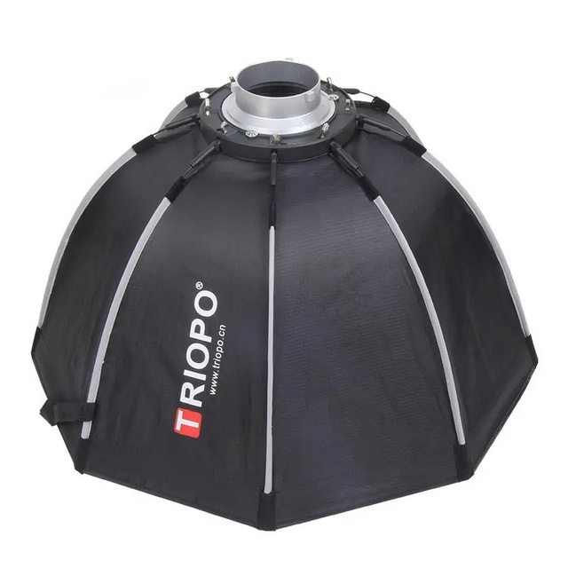 Triopo Quickly Release 55cm 65cm 90cm 120cm Bowens Mount Octagon Softbox with Honeycomb Grid Outdoor Soft Box for Flash