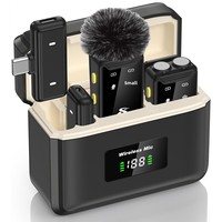 Microphone cravate sans fil SX22, modèle privé, à réduction de bruit omnidirectionnelle, USB Type-C, pour usage en conférence