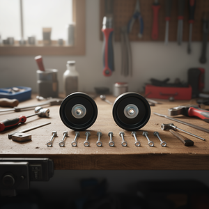 Roues de remplacement pour sacs à outils, lot de 2 avec kit de quincaillerie - Product Image 2