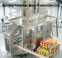 Hoge capaciteit 3000-5000BPH aseptische kartonnen productielijn voor sap en melk, aseptische vorm-, vul- en verzegelmachine