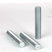 ASME B18.31.2 ASTM A193 B7 Alloy Steel Blue-White Zinc Plated Full Thread Stud and ASTM A194 2H Heavy Hex Nuts