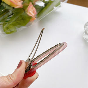 Yiyi คลิปผมเสียทรงหางม้าสำหรับเด็กผู้หญิง, คลิปหนีบผมทรงตุ่นปากเป็ดน่ารักคลิปหนีบผมทรงหยดน้ำเครื่องประดับผมเด็กผู้หญิง - Product Image 2