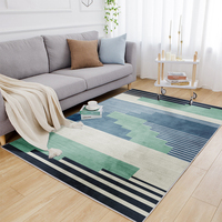 Nordique salon impression 3D décor pépinière tapis chambre famille belgique tapis sol matelas Polyester persan paillasson tapis tapis