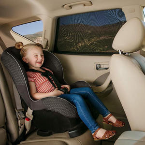 Pare-<span class=keywords><strong>soleil</strong></span> de fenêtre de <span class=keywords><strong>voiture</strong></span> en nylon confortable, matériau en polyester, bloque les rayons du <span class=keywords><strong>soleil</strong></span>, garde l'intérieur frais pour les passagers et les animaux de compagnie, pour les bébés - Product Image 5