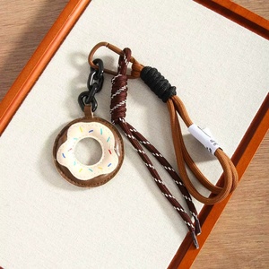 Hot Selling Women Fashion Bag Decorations Girls <b>Car</b> <b>Key</b> <b>Chain</b> Dessert Lovers Soft PU Leather Donuts Charms Coin Holder Keychain - Product Image 6
