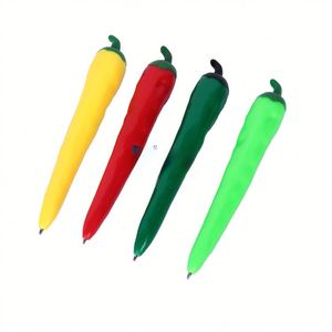 Stylos fantaisie amusants et créatifs en forme de légumes (piments), en plastique, pour le bureau, vente en gros, assortiment varié - Product Image 4